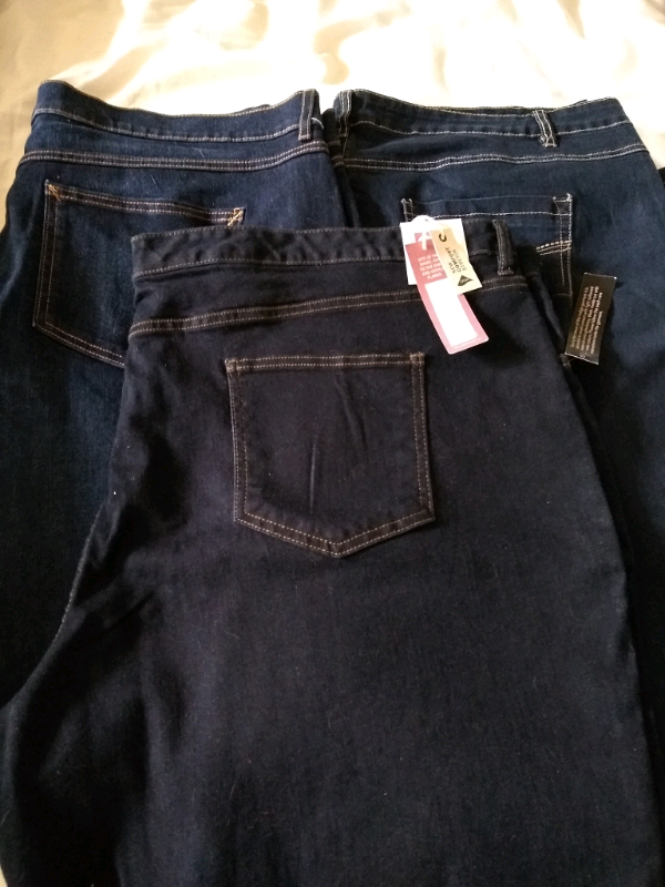 womens jeans size 22 long